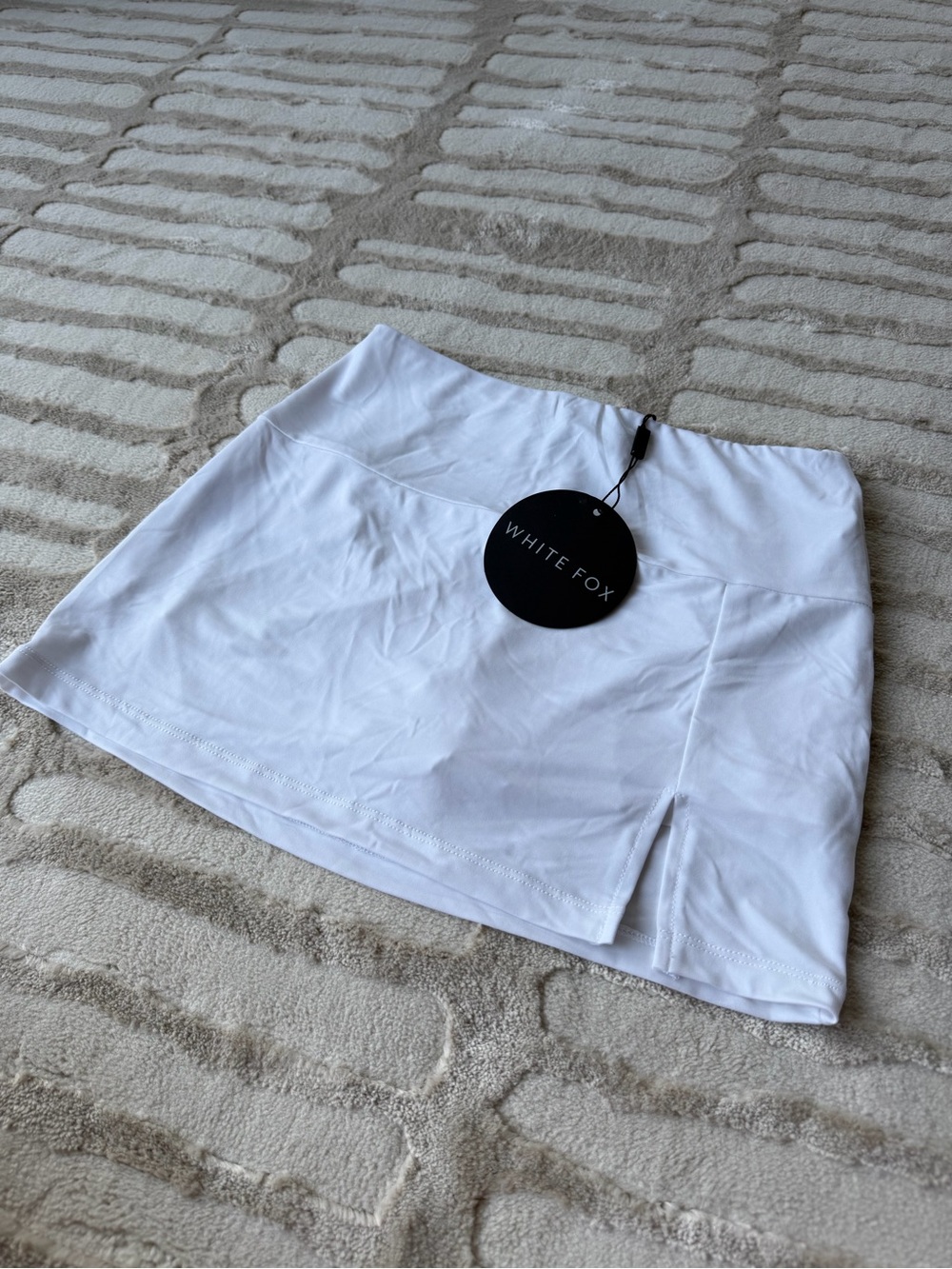 NWT White Fox Women's White Skort Skirt